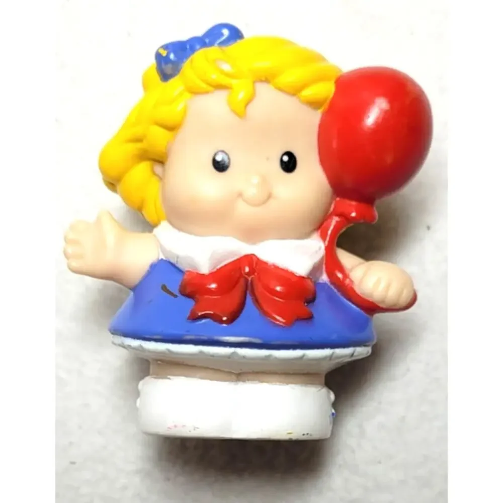 Fisher Price Little People Fun Sounds Replacement Sarah Lynn Figure Red Balloon